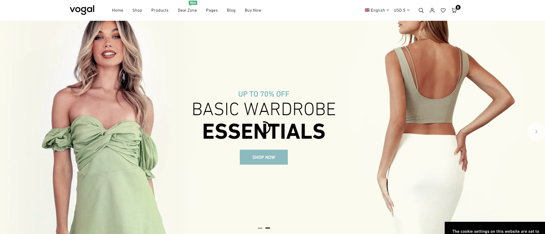 Vogal is a multipurpose shopify theme